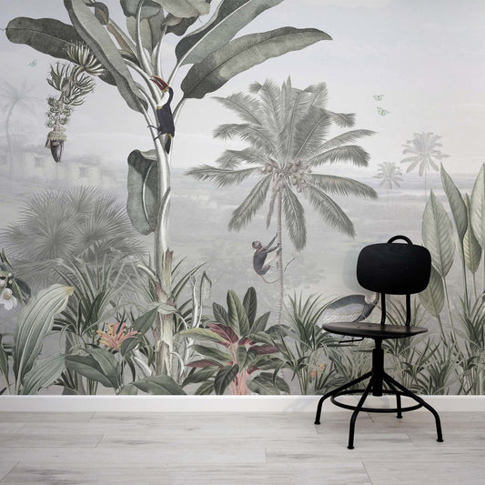 Tropische und Palmen-Wandmalereien