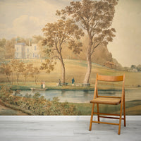 Agatha - Vintage Victorian Country Garden Wallpaper Mural