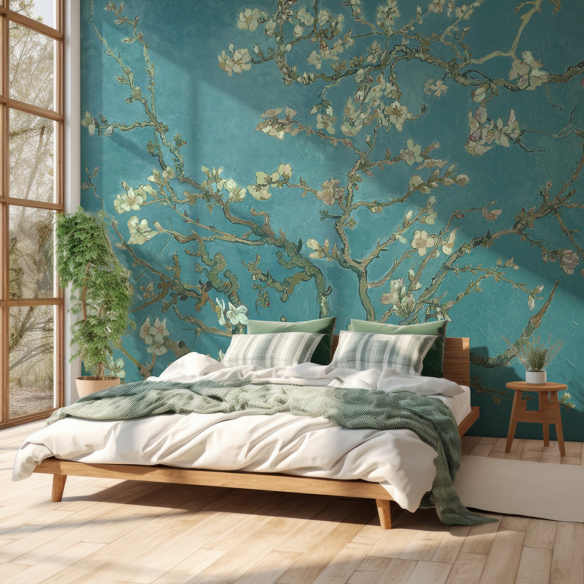 Wall Mural - Van Gogh Almond Blossom Wallpaper - Removable Wallpaper (Peel & Stick) - Made to Measure