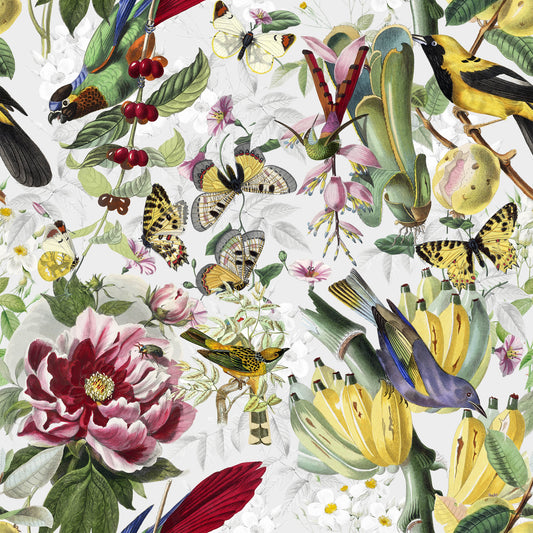 Arcano Viridarium -  Flowers, Birds & Butterflies Wallpaper