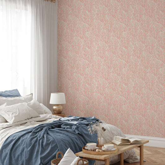 Tide - Coastal Coral Wallpaper Mural
