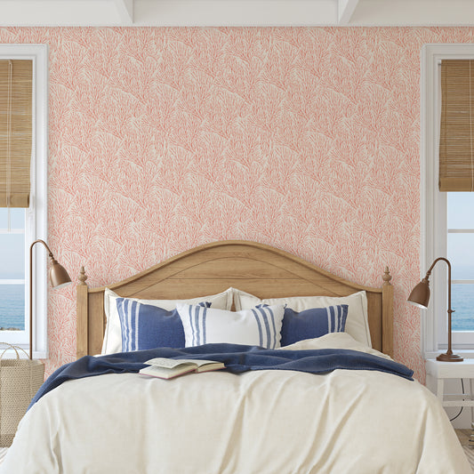 Tide - Coastal Coral Wallpaper Mural