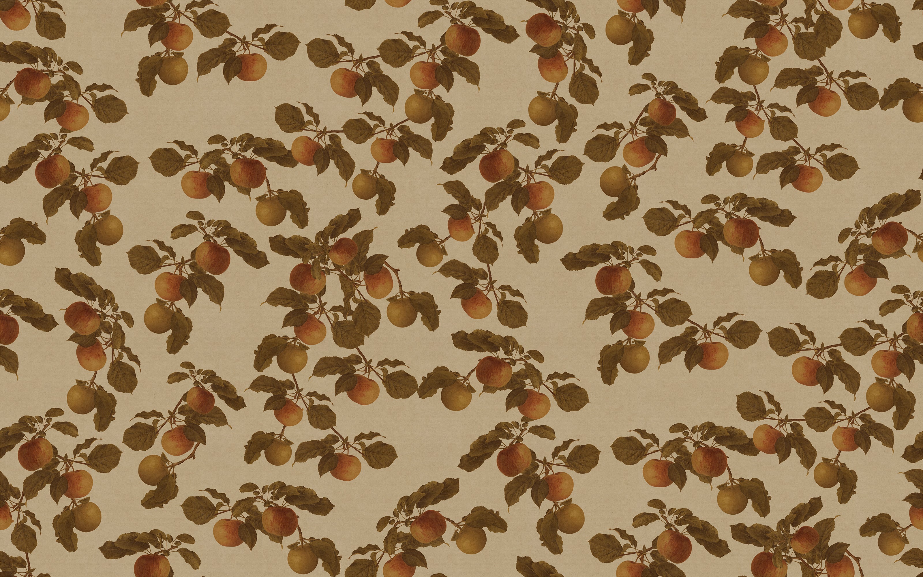 Cézanne Apple Branch Wallpaper