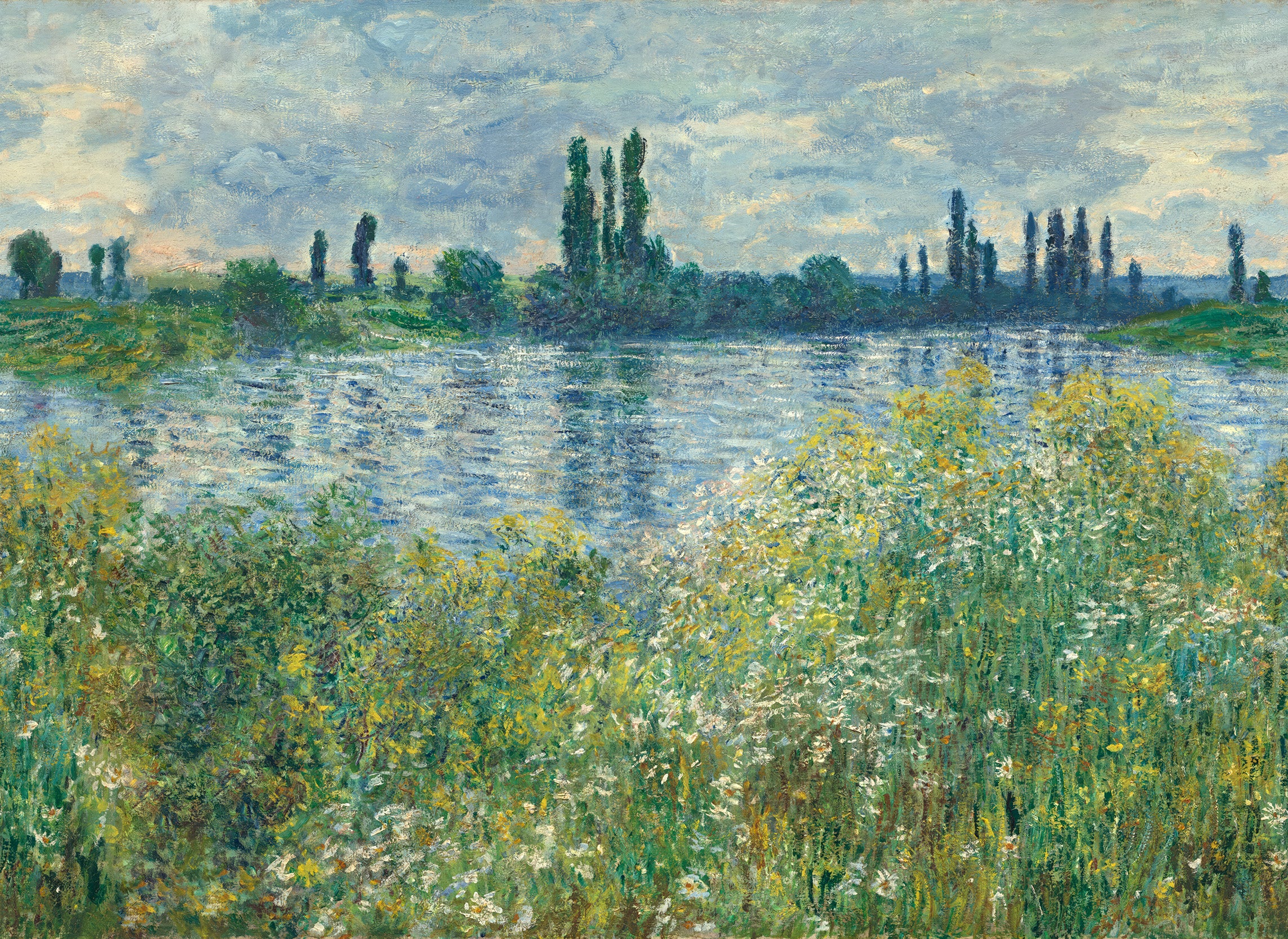 Claude Monet River Painted Landscape Wallpaper Full Artwork