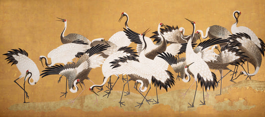 Crane_Birds_Wallpaper_Mural_Artwork
