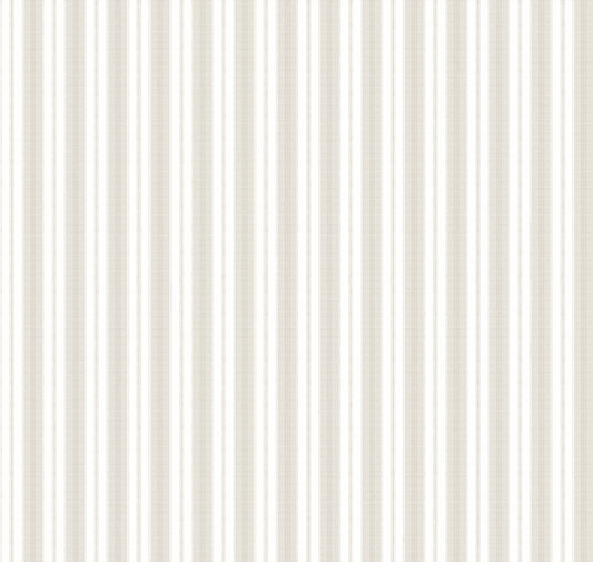 Fisher - New England Green Stripe Wallpaper