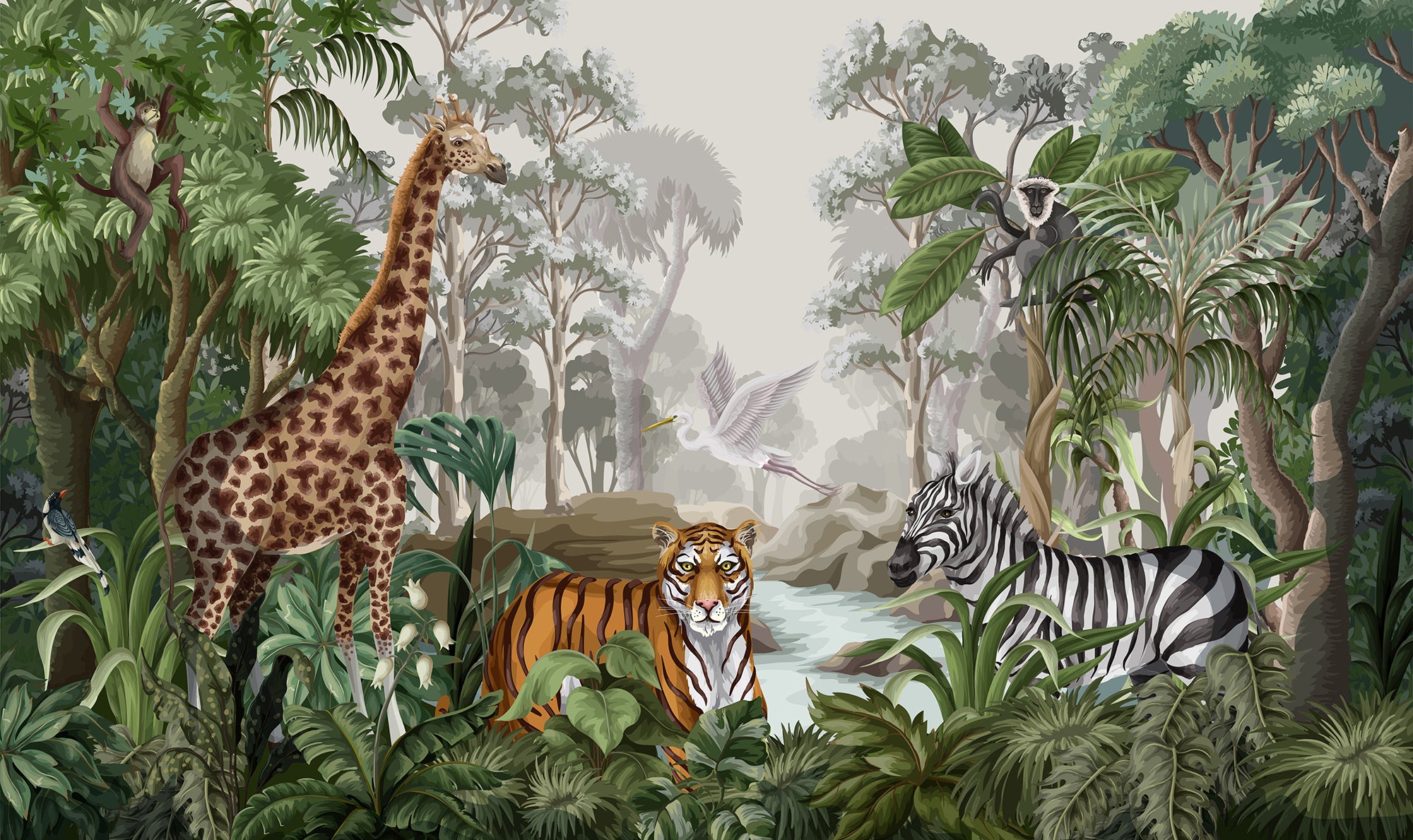 Jungle-Majesty-Wallpaper-Mural_Artwork