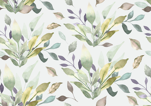 Leafy_Kaleidoscope_Wallpaper_Mural_Artwork