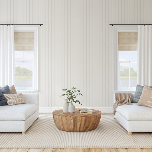 James - Pin Stripe Textured Wallpaper Mural