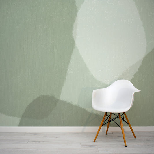 Paint Splash Symphony Wallpaper In Room With White Chair