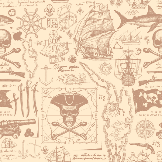 Pirates_Blueprint_Wallpaper_Mural_Artwork