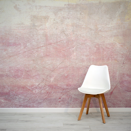 Twilight Sky Ombre Wallpaper in room with white chair