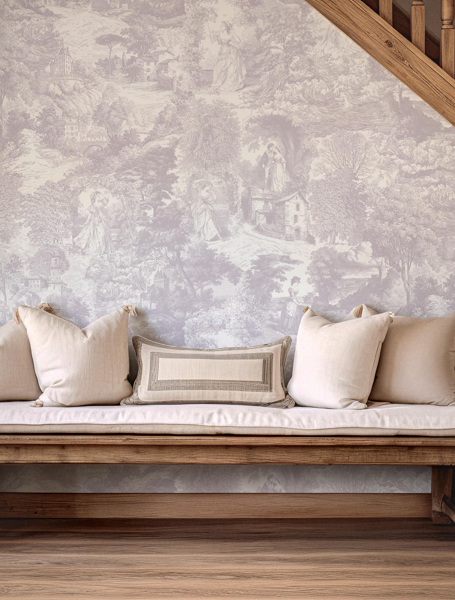 Wall Mural - English Countryside - Traditional Wallpaper (Paste-the-wall) - Made to Measure