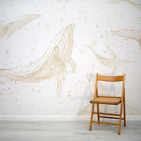 Whale Drift with Folding Chair