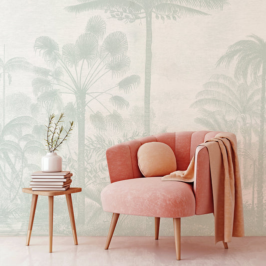 Arthur Sage Vintage Tropical Mural Wallpaper available on removable self-adhesive wallpaper, non-pasted wallpaper and heavy-grade wallpaper. Visit WallpaperMural.com to shop now!