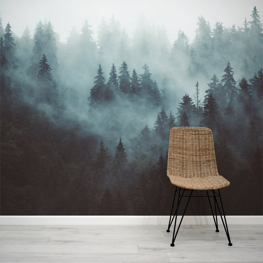 Misty Forest Wallpaper