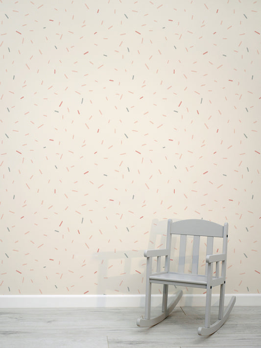 Ezra - Modern Line Speckle Wallpaper