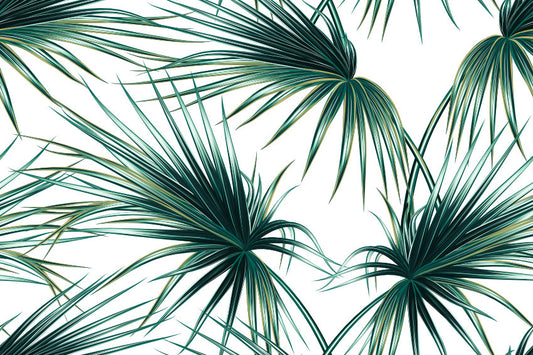 Palm Leaves wallpaper mural | WallpaperMural.com