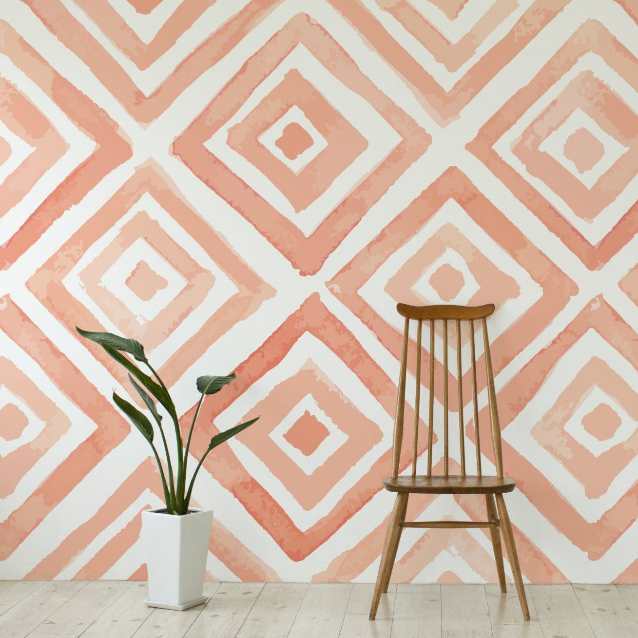 Turquoise Peach Pink Sky Ombre Removable Wallpaper Peel and -  Canada