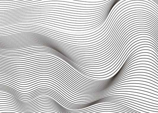 Roller – 3D Rolling Wave Tapete Wandbild
