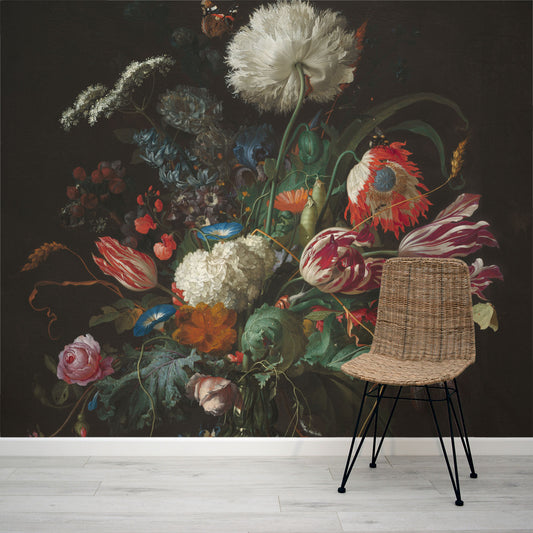 Florero de flores - de Heem Florero de flores Pintura al óleo Papel pintado Mural