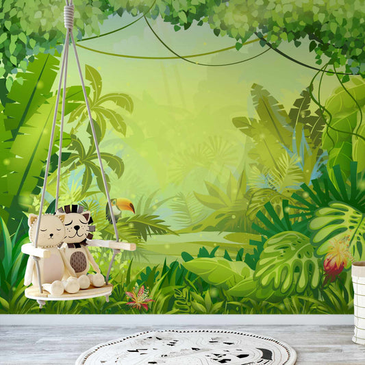 Savanna Jungle Themed Wallpaper | Animals| Washable| Decorating Centre  Online