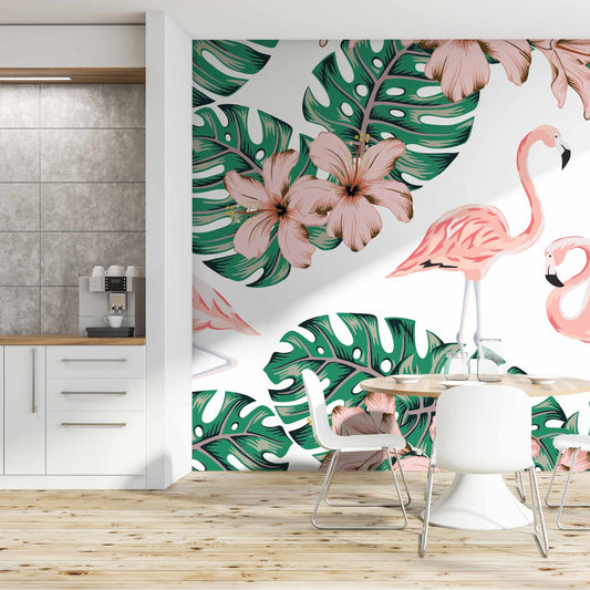 Isherolly wallpaper mural in a kitchen | WallpaperMural.com