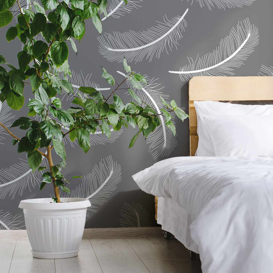 Outgoints wallpaper mural with a Green plant | WallpaperMural.com