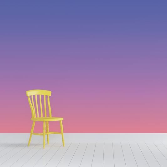 Sunrise Gradient with Yellow Chair
